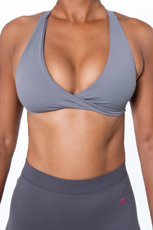 Twist Me Top - Gray